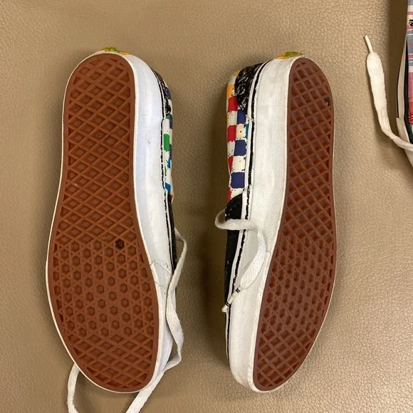 Vans Womens 8 and US PoloAssn 7 Vintage Sneakers- 2 pairs included - Picture 3 of 13